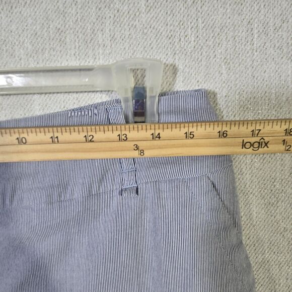 Swing Control Skirt Skort Golf Tennis Blue White Stripe 10 Waist 32 - Picture 7 of 16